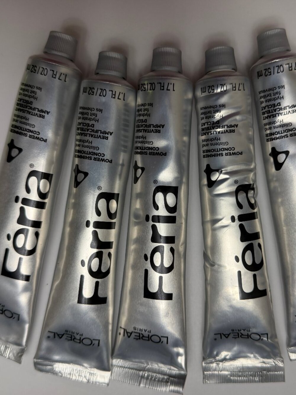 Lot of 5 L'Oréal Feria Bonding Care Complex After Color Conditioner – 1.7 oz NEW